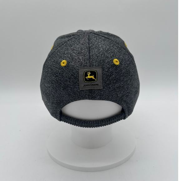 John Deere Toddler Black Yellow Hat/Cap Flexible Fit - Picture 4 of 5